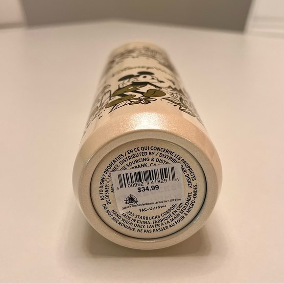 NEW STARBUCKS DISNEY WORLD MICKEY MOUSE 4 PARKS STAINLESS STEEL SHIMMER TUMBLER - Picture 7 of 11
